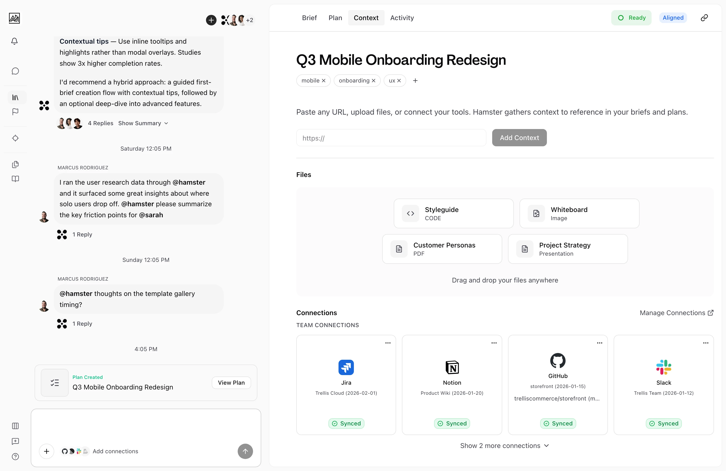 Document version history panel showing version timeline with auto and manual checkpoints